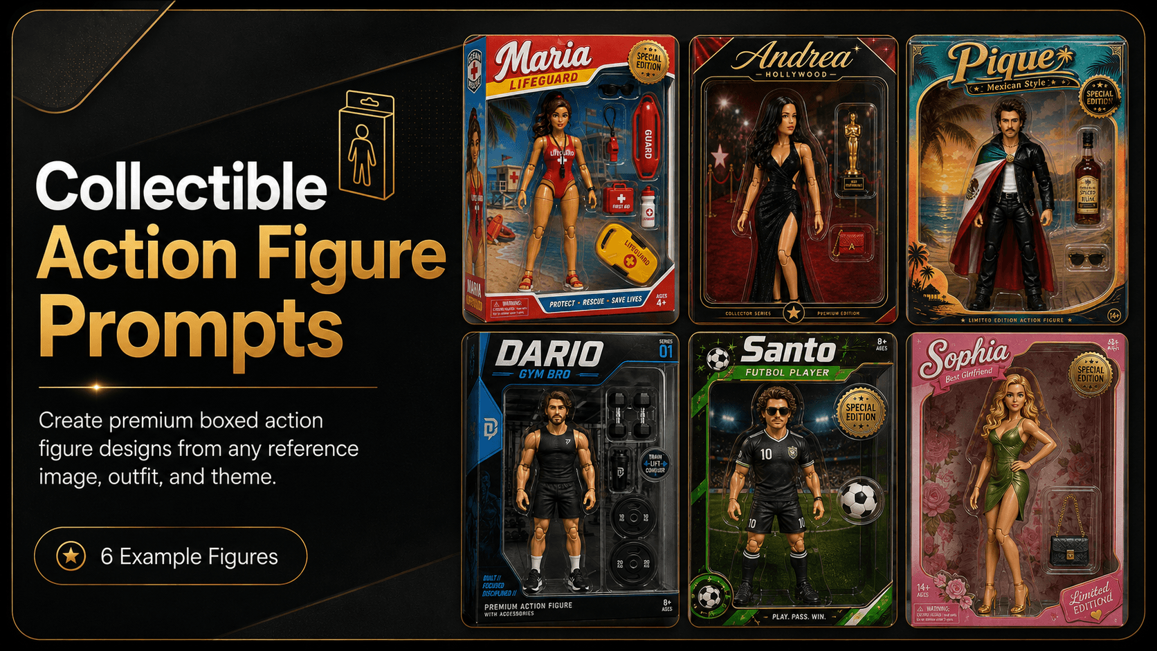 Collectible Action Figure Prompts