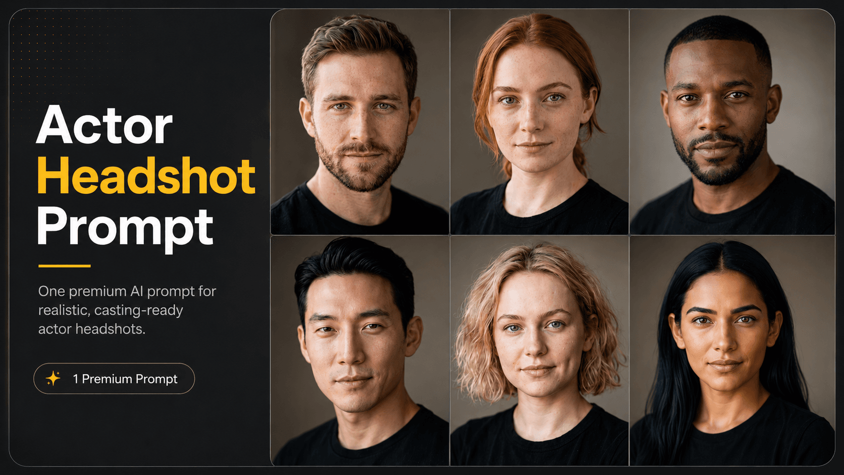 Actor Headshot Prompt