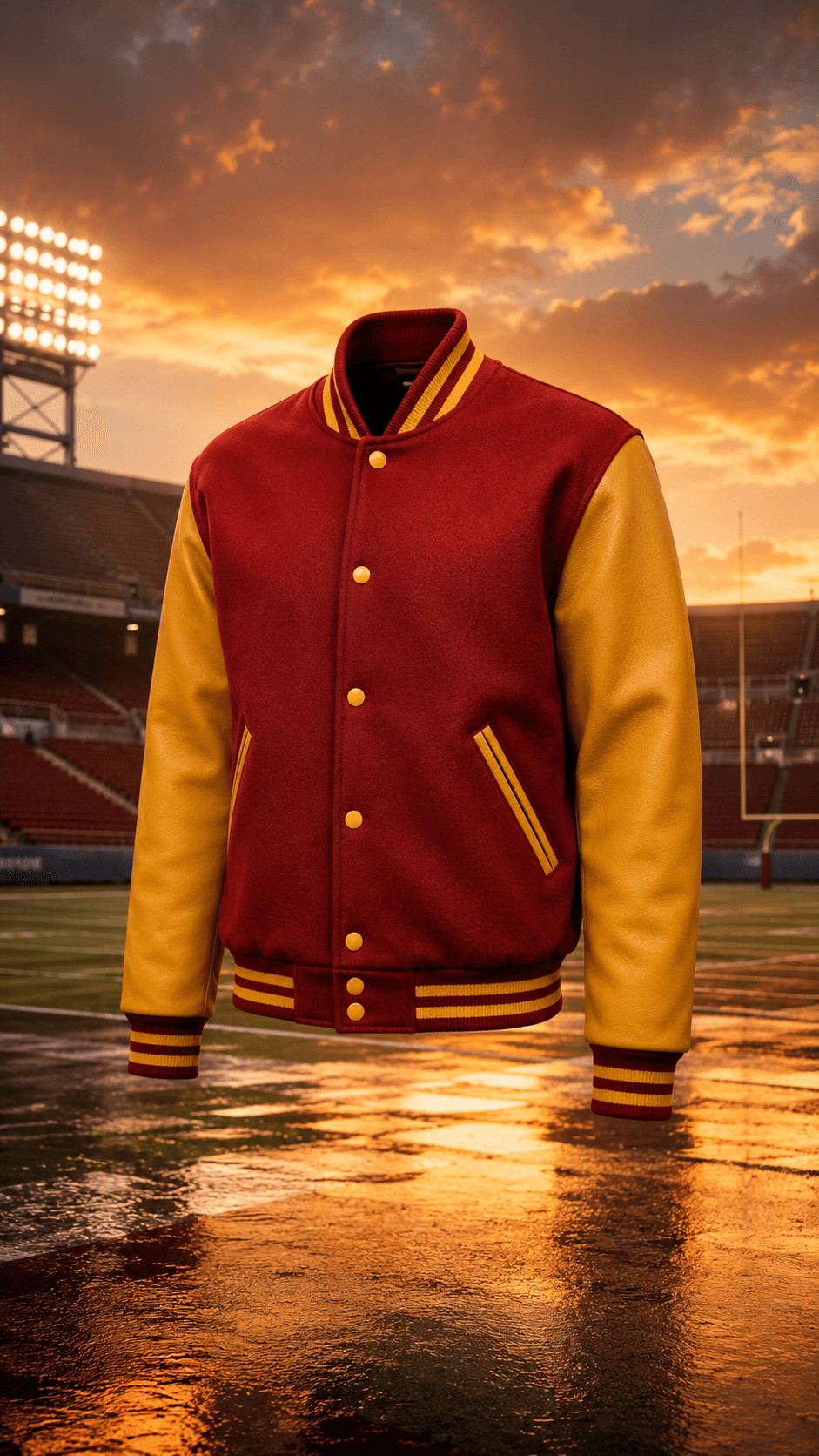 Red Varsity Jacket