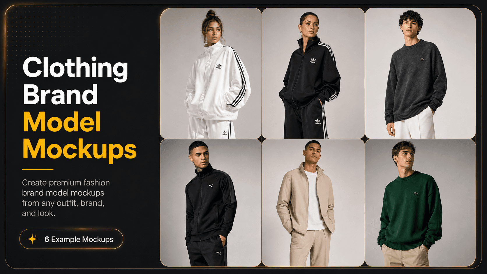 Clothing Brand Model Mockups