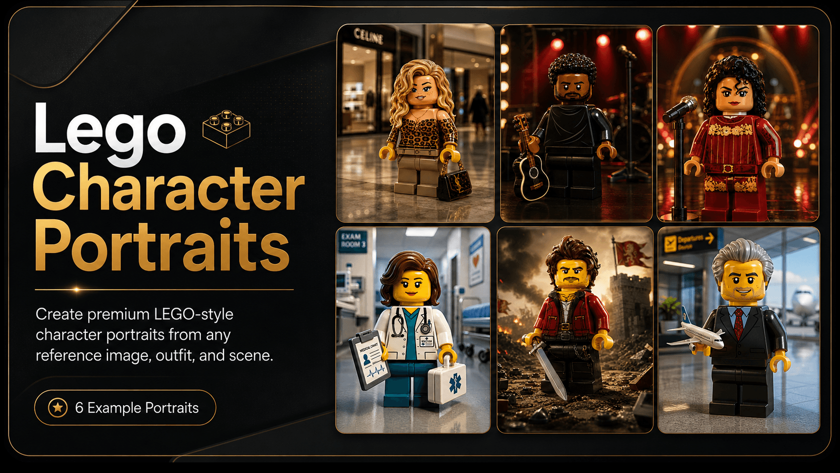 Lego Character Portraits