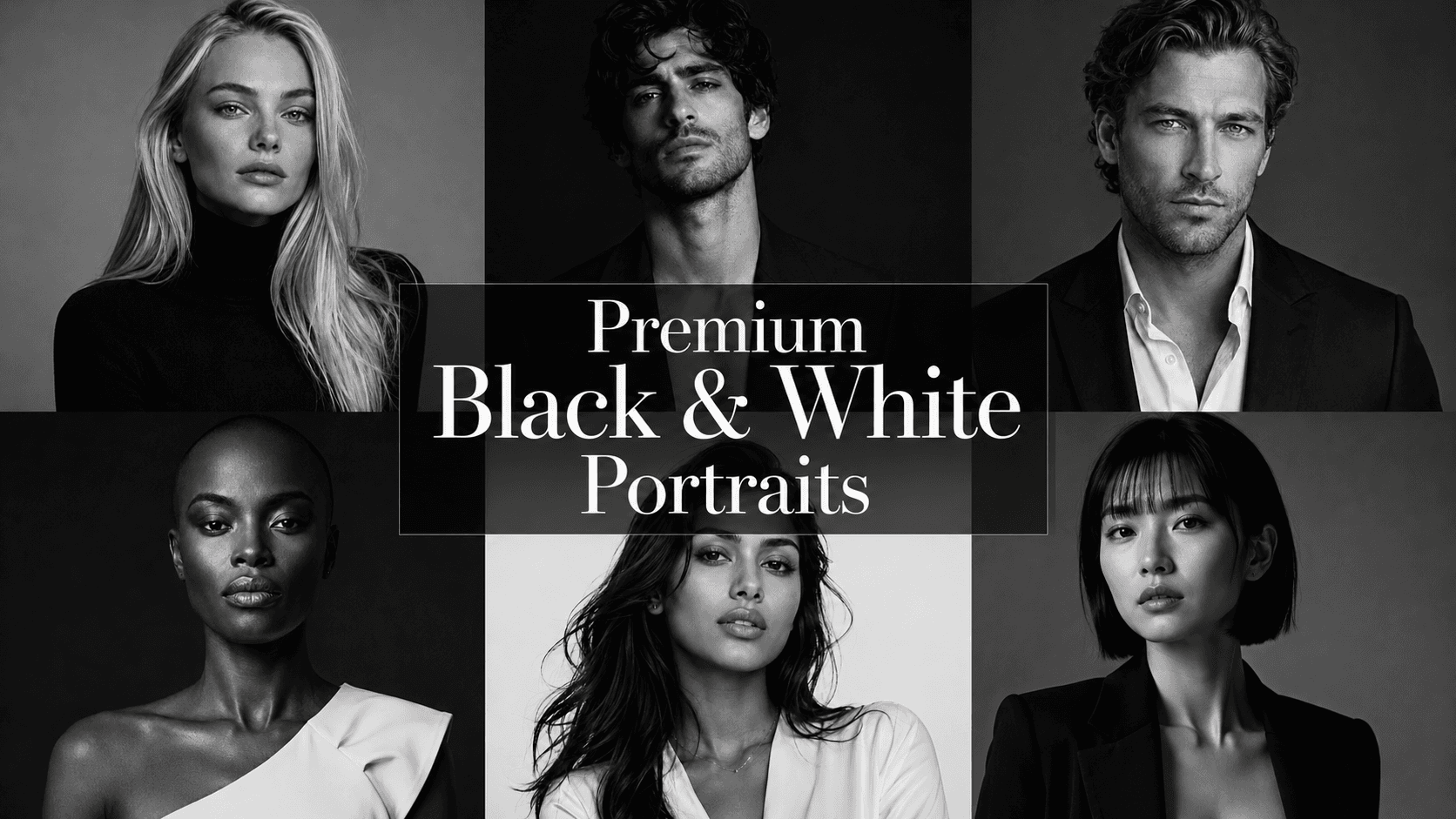 Premium Black & White Portraits