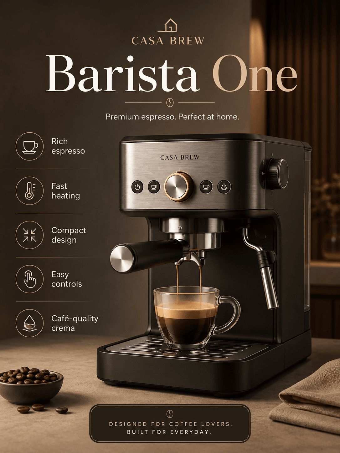 Barista One Coffee Machine