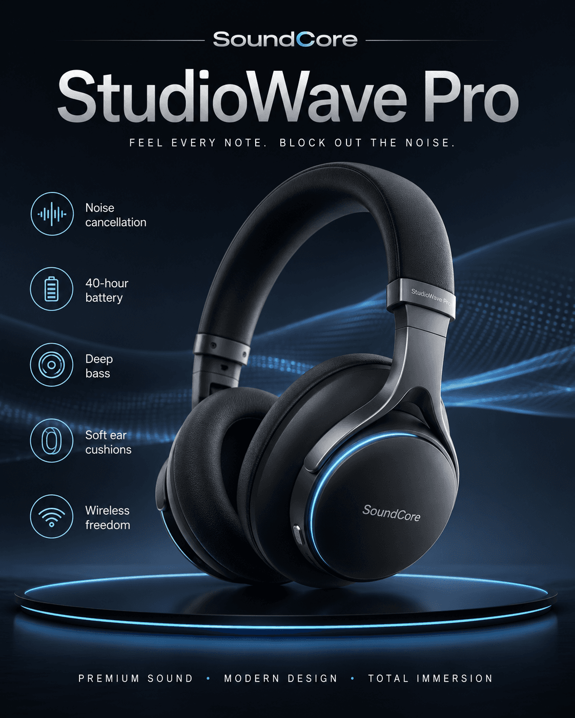 StudioWave Pro Headphones