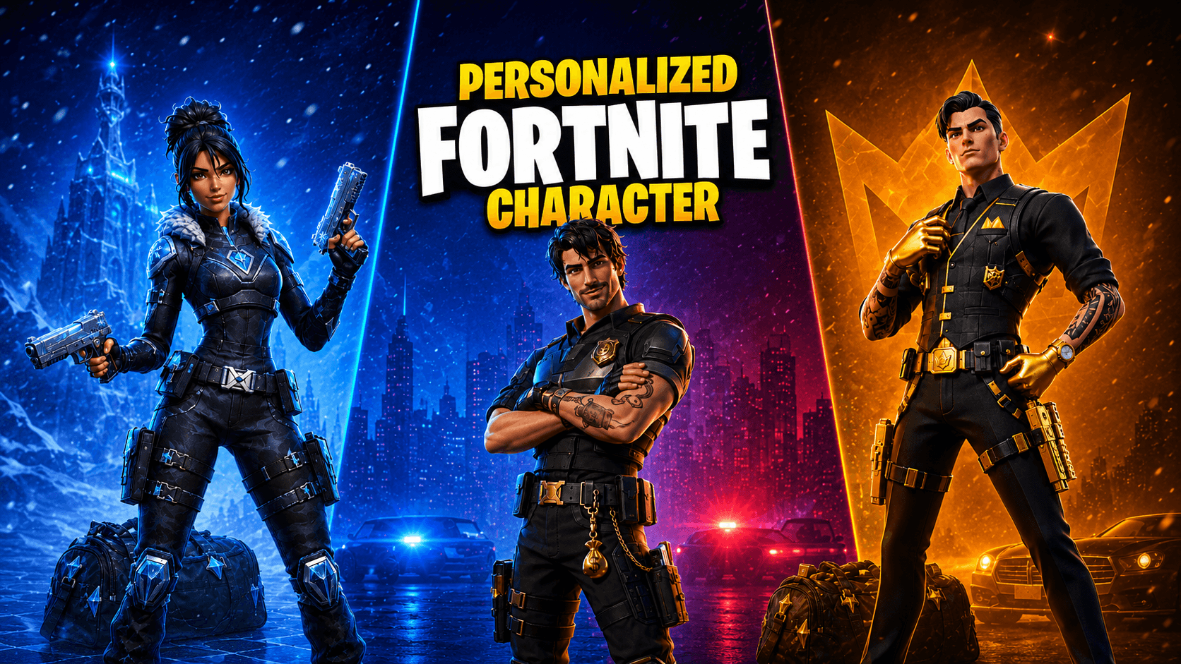 Personalized Fortnite Characters