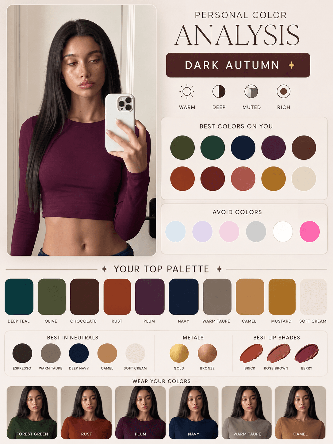 Personal Color Palette Analysis