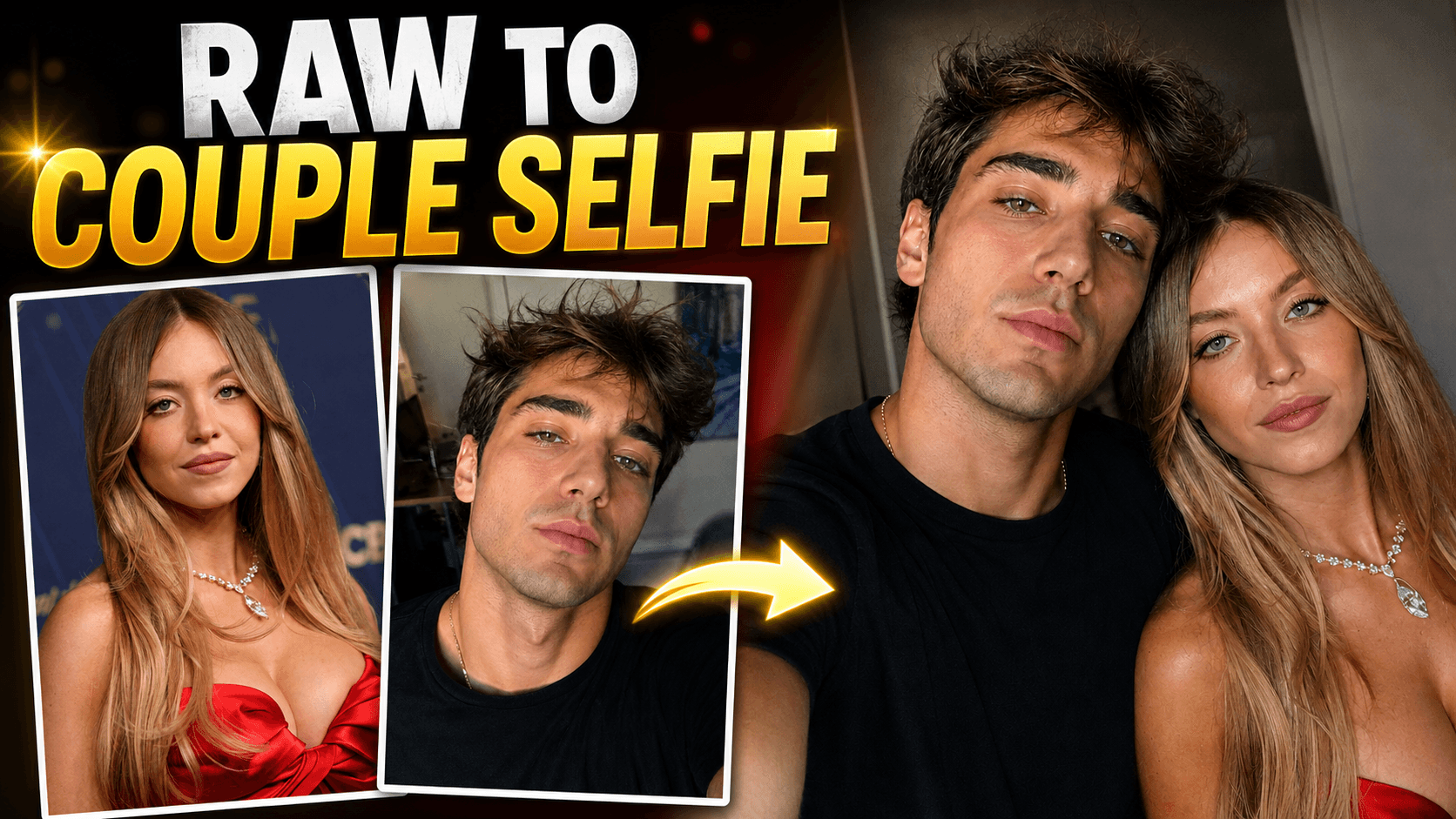 Raw iPhone Couple Selfie