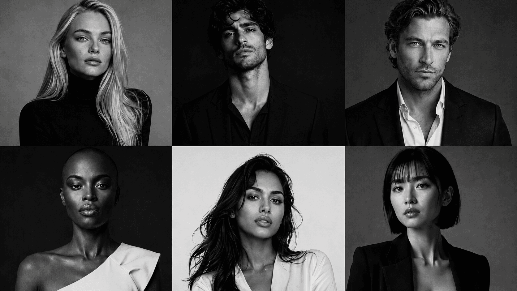 Premium Black & White Portraits