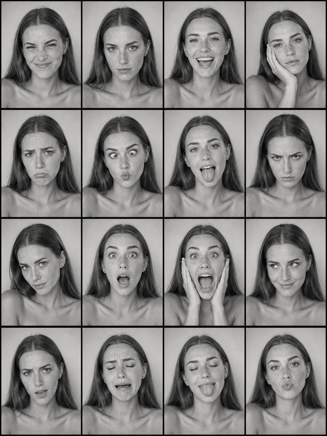 Photobooth Expression Grid