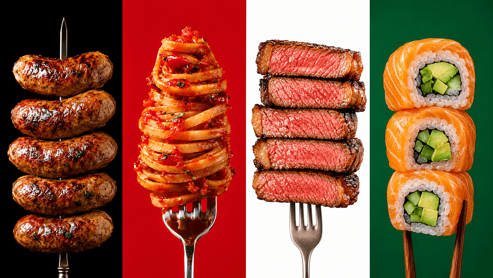 Stacked Food Studio Photography