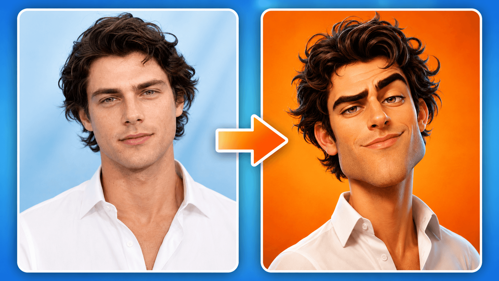Extreme 3D CGI Cartoon Portrait