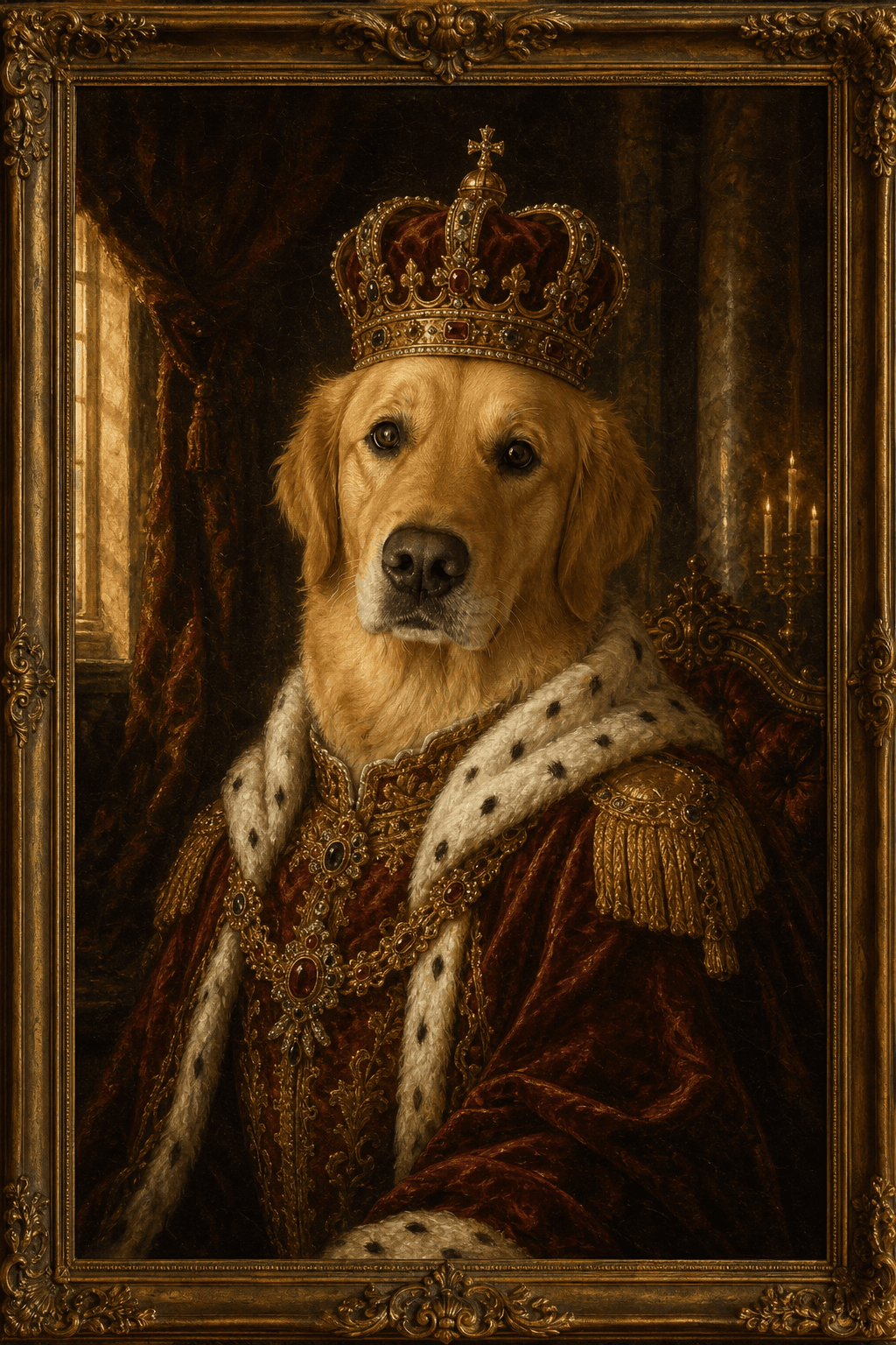 Pet Royalty Court Portrait